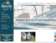 Tablet Screenshot of lycee-maritime-paimpol.fr